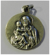 Médaille de saint Joseph - Argent - 17 mm