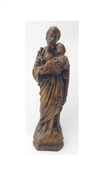 Statue de saint Joseph (Bois foncé) 15 cm
